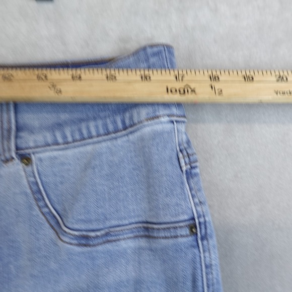 Spanx Skinny Jeans Light Vintage Wash Blue Womens Plus 1X Stretch 20275Q - Picture 3 of 9